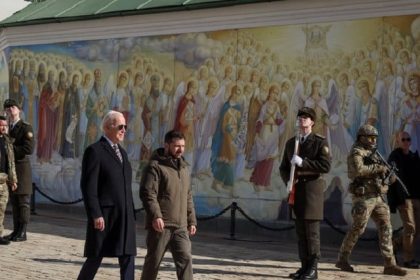 Biden makes unannounced trip to Kyiv ahead of war's anniversary